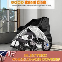 Universal Power Wheelchair Cover – All Season Weather Protection for Mobility Sc