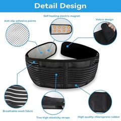 Self-Heating Magnetic Back Brace – Lightweight Support for Sciatica Relief