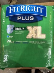 Adult Diapers, Extra+ Heavy Absorbency, XL (Waist Size 56in-64in), 20 Count, …