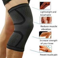 2Pcs Knee Sleeve Compression Brace Support For Sport Joint Pain Arthritis Relief