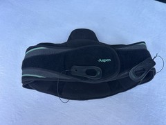 Aspen Vista Back Brace LSO XX-Large Black/Green Adjustable Support Belt
