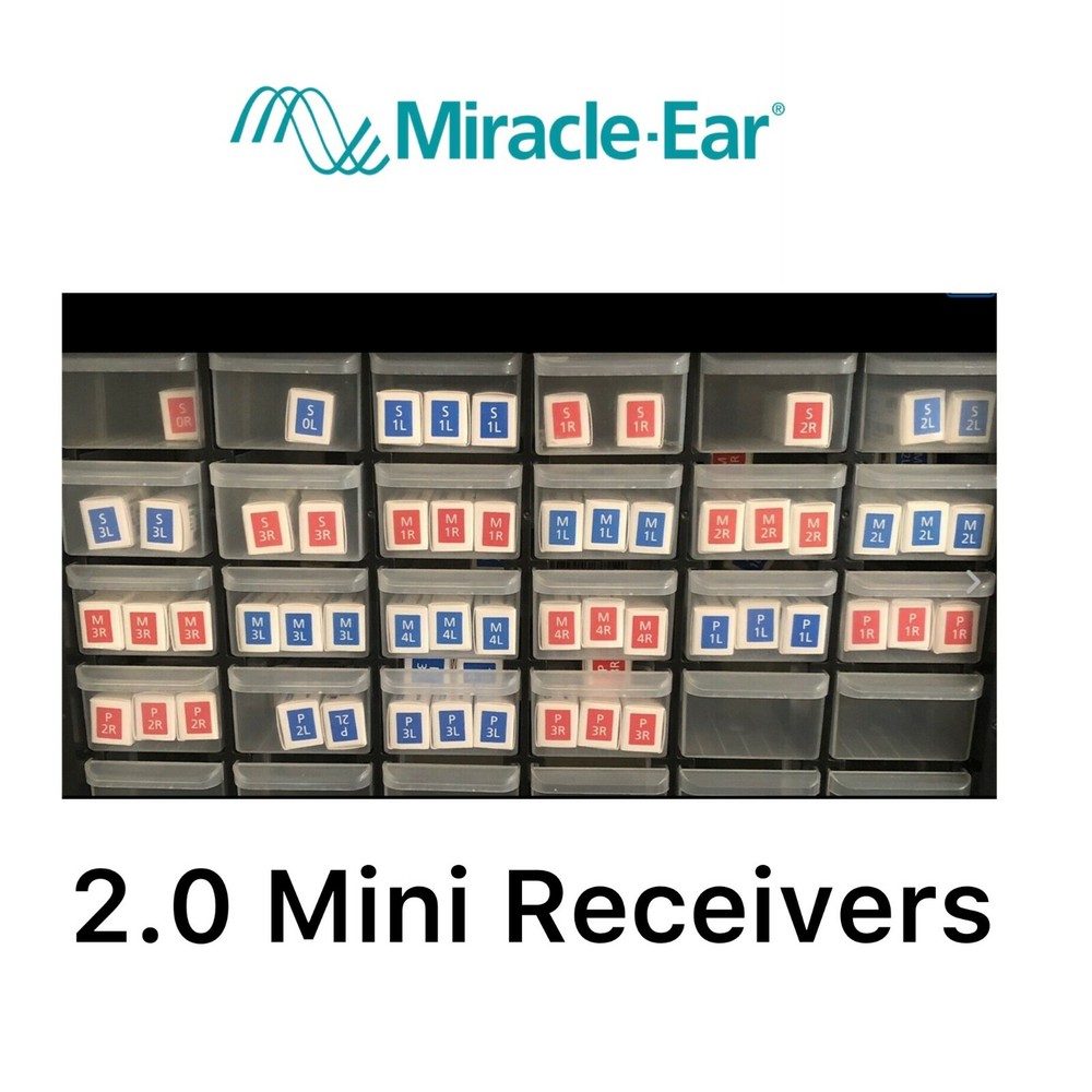 Miracle-Ear Replacement 2.0 mini Receivers RIC Hearing Aid – All Sizes