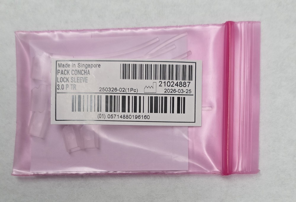 Brand New Signia Hearing Aid Pack Concha Lock Sleeve(P)-Retention Lock-10/PK USA