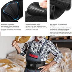 Adjustable Lower Back Brace Lumbar Support Waist Belt For Men Women Pain Relief