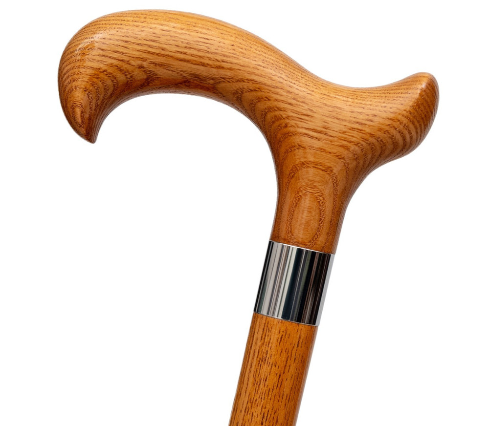 Dr. Watson – Handcrafted Wooden Walking Stick, Walking Cane with Derby Handle