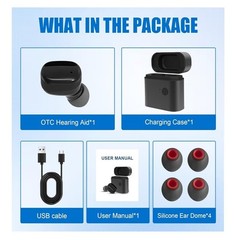 Rechargeable Hearing Amplifier Aid for Seniors & Adults-The-Counter（OTC）FDA…