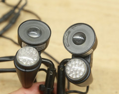 PAIR Quickie Headlights LED Front Head Lights for Q500M / Q700M Power Chairs