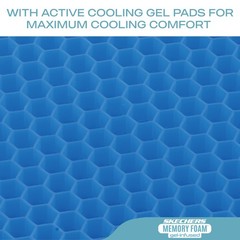 Sketchers Gel-Infused Cooling Memory Foam Seat Cushion