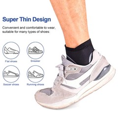 US Ankle Sport Foot Wrap Support Brace Compression Tendon Strap Elastic Bandage