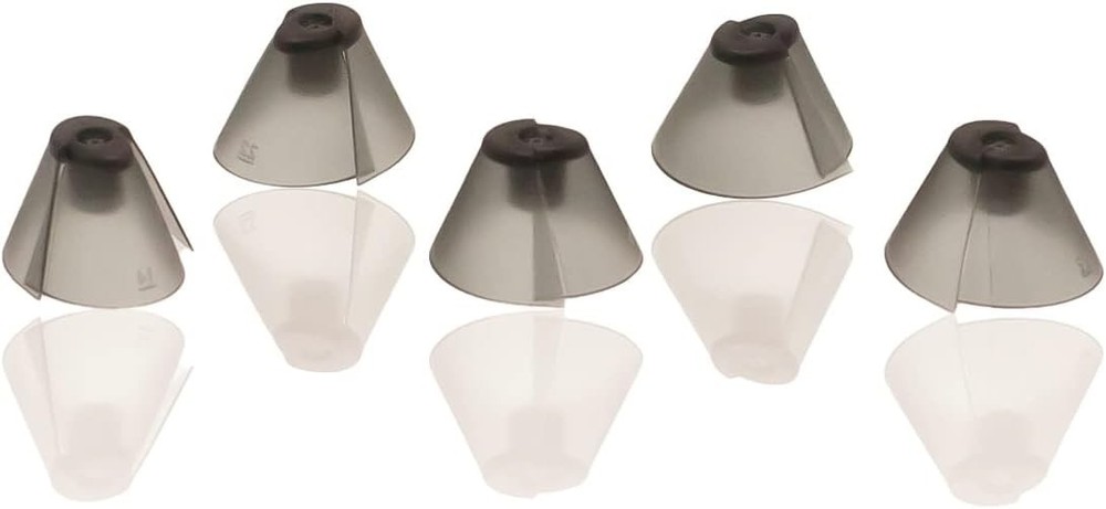 GN Resound Sure Fit Hearing Aid Standard Receiver Tulip Domes Dark Gray Split