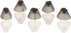 GN Resound Sure Fit Hearing Aid Standard Receiver Tulip Domes Dark Gray Split