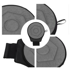 Round Car Cushion 360 Degrees Rotating Geometric Rhombic Shape Rotating Seats Cu