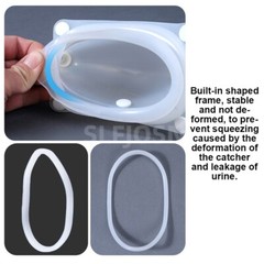 Male Wearable Incontinence Pants Urinal Leg Bag Silicone Urine Funnel Collector