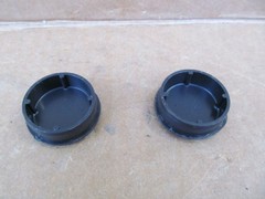 Hoveround Teknique XHD mobility scooter parts: 2 plastic covers for rear forks