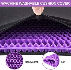 Machine Washable Honeycomb Gel Cushion for Ergonomic Comfort – Non-Slip and Cool