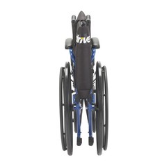 Wheelchair Flip Back Desk Arms and Elevating Leg Rests, 20″ Seat, Steel Frame