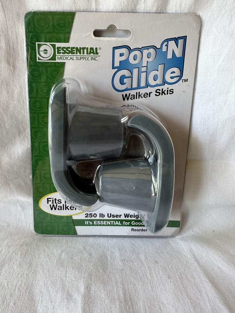 NIP — Pop ‘N Glide Walker Skis – Fit Most Walkers
