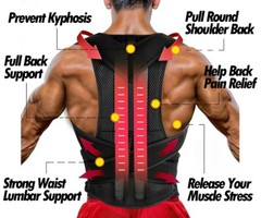 Posture Corrector Fully Adjustable Straightener Clavicle and Back Pain Relief