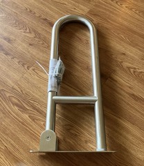 Glacier Bay 24 in. Swing-Up Grab Bar Corrosion Resistant Brushed Stainless Steel