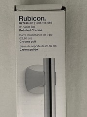 KOHLER Rubicon 9″ Bath Shower Grab Bar Polished Chrome ADA Compliant R27240-CP