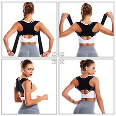 Back Posture Corrector Shoulder Straight Support Brace Belt Therapy Men Women