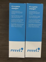 Lot Of 2 New In Box Revel Deodorizing Lubricant 8oz Bottles EucalyptusExp 10/27