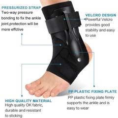 Ankle Brace Support Stabilizer Foot Guard Sprain Pain Relief Drop Foot Strap