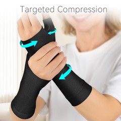 1Pair Thumb Brace Support Wrap Strap Compression Sleeve Joint Relief Arthritis