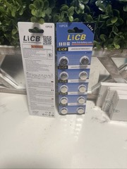 LiCB LR44 1.5V Button Batteries, 20-Pack (AG13/357/303/SR44) – Silver