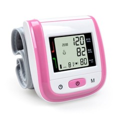 New Automatic Wrist LCD Digital Wrist Blood Pressure Cuff Meter Counter 5 Color