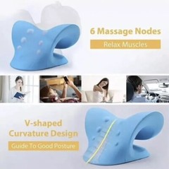 Neck Stretcher Relaxer Pillow for Shoulder Pain Relief Cervical Traction Device