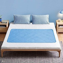 Incontinence Bed Pads 34×52 In Washable Pee Pads For Adults NonSlip Blue