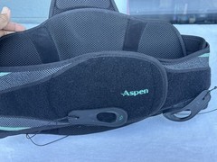 Aspen Vista Back Brace LSO XX-Large Black/Green Adjustable Support Belt