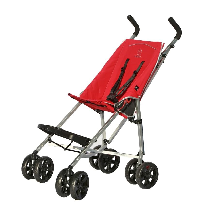 Coche XL Lightweight Special Needs Stroller, Red (New – Open Box)