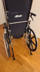 Drive Viper Plus GT 18”Reclining Lightweight Wheelchair with elevating leg rests