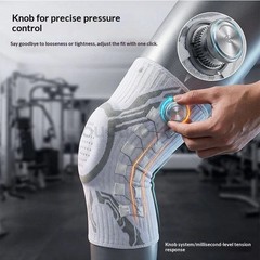 Smart Knob-Type Knee Brace Spring Support Patella Stabilizer Compression Sleeves