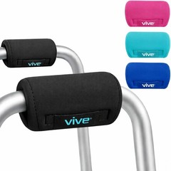 Latex-Free Walker Handle Pads – Easy Installation with Hook and Loop Closure