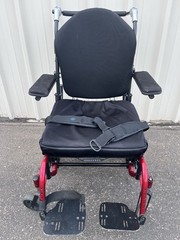 Quickie IRIS Tilt-In-Space Wheelchair Manual Transport JAY J3 Back & Cushion