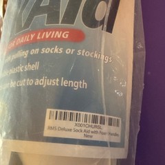 SockAid Royal Medical Solutions Sock Or Stocking Help Foam Handles New In Bag