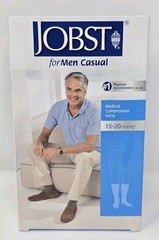 Jobst Medical Compression Stockings Mens Medium 15-20 MmHg Black Knee High