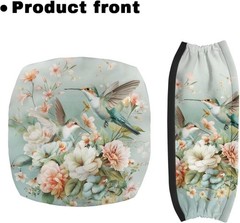 Hummingbird Floral Walker Seat Covers for Seniors Reusable Rollator Walker Seat