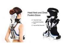 Adjustable Cervical Thoracic Orthosis Head Chest Neck Fixed Brace CTO Brace