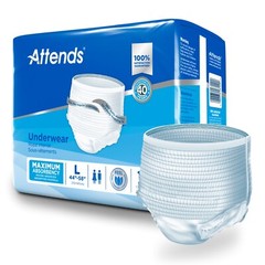 Attends Disposable Underwear Large AP0730 Heavy 72 Ct