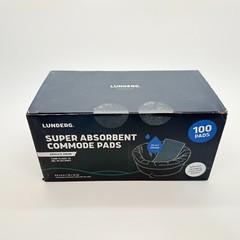 Super Absorbent Commode Pads – Medical Grade Value Pack 100 Count – for Bedside
