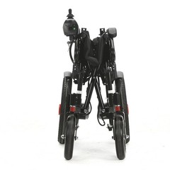OPEN Foldable Heavy-Duty Electric Mobility Wheelchair, Dual Motor, Quick Fold
