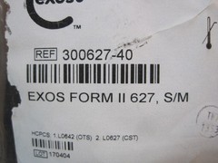 EXOS FORM II 627 S/M BACK BRACE B8168