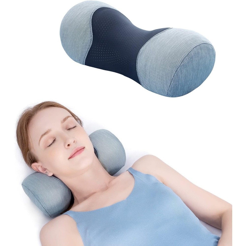 Bespilow Small Neck Roll Pillow,Say Goodbye To Neck Pain, Cervical Memory Foam