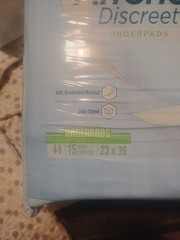 Attends Discreet Underpads 23″ x 36″, UFS236RG, 15pk Soft Breathable Odor Shield