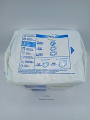 Tena Vintage Plastic Adult Diapers Pack Of 12 Small
