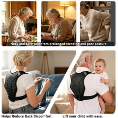 QFE Posture Corrector for Women and Men Upper XX-Large/XXX-Large, Black-02